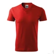 Kép 2/5 - V-neck Pólók unisex, piros