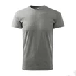Kép 2/5 - Heavy New Pólók unisex, sötétszürke melírozott
