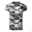 Kép 2/4 - Camouflage Pólók unisex, terepszín szürke