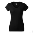 Kép 2/4 - Fit V-neck Pólók női, fekete