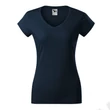 Kép 2/4 - Fit V-neck Pólók női, tengerkék