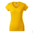 Kép 2/4 - Fit V-neck Pólók női, sárga