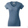 Kép 2/4 - Fit V-neck Pólók női, denim