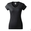 Kép 2/4 - Fit V-neck Pólók női, ebony gray
