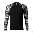 Kép 2/4 - Camouflage LS Pólók unisex, terepszín szürke