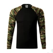 Kép 2/4 - Camouflage LS Pólók unisex, terepszín barna