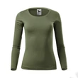 Kép 2/4 - Fit-T LS Pólók női, khaki