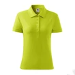 Kép 2/4 - Cotton Galléros póló női, lime szin