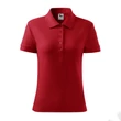 Kép 2/4 - Cotton Heavy Galléros póló női, piros