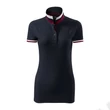 Kép 2/4 - Collar Up Galléros póló női, dark navy