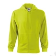 Kép 2/4 - Trendy Zipper Felső férfi, lime szin