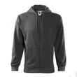 Kép 2/4 - Trendy Zipper Felső férfi, sötét palakő