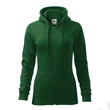Kép 2/4 - Trendy Zipper Felső női, üvegzöld