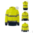 Kép 2/5 - HV Guard 4 in 1 Jacket unisex, fényvisszaverő sárga