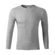 Kép 2/4 - Progress LS Pólók unisex, sötétszürke melírozott