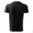 Kép 3/5 - V-neck Pólók unisex, fekete