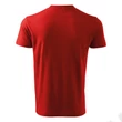 Kép 3/5 - V-neck Pólók unisex, piros