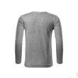 Kép 3/4 - Fit-T LS Pólók gyerek, sötétszürke melírozott