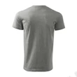 Kép 3/5 - Heavy New Pólók unisex, sötétszürke melírozott