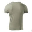 Kép 3/4 - Slim Fit V-neck Pólók férfi, világos khaki
