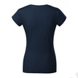 Kép 3/4 - Fit V-neck Pólók női, tengerkék