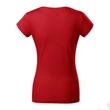 Kép 3/4 - Fit V-neck Pólók női, piros