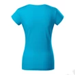 Kép 3/4 - Fit V-neck Pólók női, türkiz