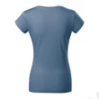 Kép 3/4 - Fit V-neck Pólók női, denim