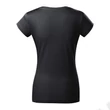 Kép 3/4 - Fit V-neck Pólók női, ebony gray