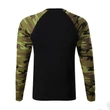 Kép 3/4 - Camouflage LS Pólók unisex, terepszín zöld