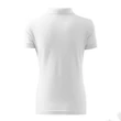 Kép 3/4 - Cotton Heavy Galléros póló női, fehér