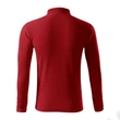 Kép 3/4 - Pique Polo LS Galléros póló férfi, piros