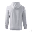 Kép 3/4 - Trendy Zipper Felső férfi, világosszürke melírozott