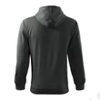 Kép 3/4 - Trendy Zipper Felső férfi, sötét palakő