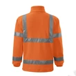 Kép 3/4 - HV Fleece Jacket Polár unisex, visszaverő szín narancssárga