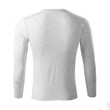 Kép 3/4 - Progress LS Pólók unisex, világosszürke melírozott