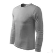 Kép 1/5 - Fit-T LS Pólók férfi, sötétszürke melírozott
