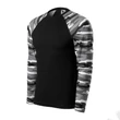 Kép 1/4 - Camouflage LS Pólók unisex, terepszín szürke