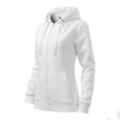 Kép 1/4 - Trendy Zipper Felső női, fehér