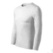 Kép 1/4 - Progress LS Pólók unisex, világosszürke melírozott