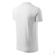 Kép 5/5 - V-neck Pólók unisex, fehér