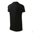 Kép 5/5 - Heavy V-neck Pólók unisex, fekete