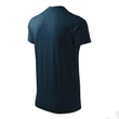 Kép 5/5 - Heavy V-neck Pólók unisex, tengerkék