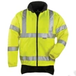 Kép 2/2 - HI-WAY FLUO 4/1 pe kabát, sárga/zöld