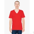 Kép 1/2 - AA2456 UNISEX FINE JERSEY V-NECK T-SHIRT, Red