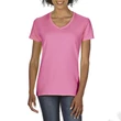 Kép 1/3 - GIL4100V PREMIUM COTTON® LADIES' V-NECK T-SHIRT, Azalea