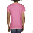 Kép 3/3 - GIL4100V PREMIUM COTTON® LADIES' V-NECK T-SHIRT, Azalea