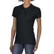 Kép 1/3 - GIL64800 SOFTSTYLE® LADIES' DOUBLE PIQUÉ POLO, Black