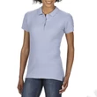 Kép 1/3 - GIL85800 PREMIUM COTTON® LADIES' DOUBLE PIQUÉ POLO, Light Blue