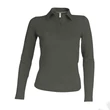 Kép 1/2 - KA244 LADIES' LONG SLEEVE PIQUE POLO SHIRT, Dark Khaki